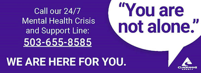 Clackamas County Crisis and Support Line